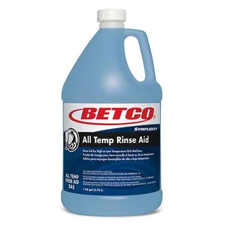 Symplicity™ All Temp Rinse Aid 4 - Gal. Bottles w/ Fitment
