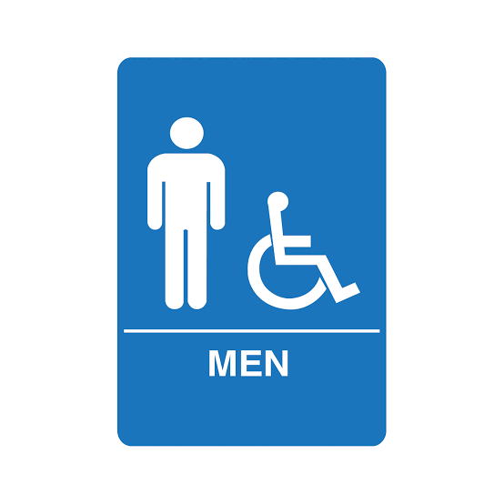 Accessible Restroom Signs - Various
