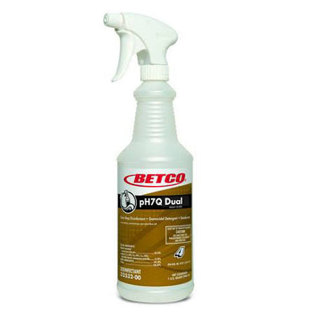 pH7Q Dual Neutral Disinfectant Cleaner 12 - 32 oz. Empty Bottles