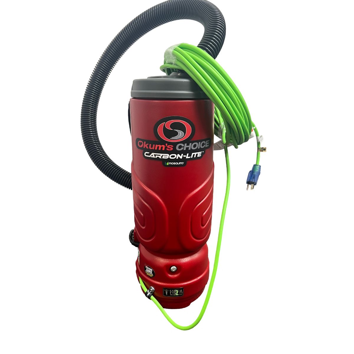 Okum's Choice Carbon-Lite HEPA Backpack Vacuum - Attachments Included