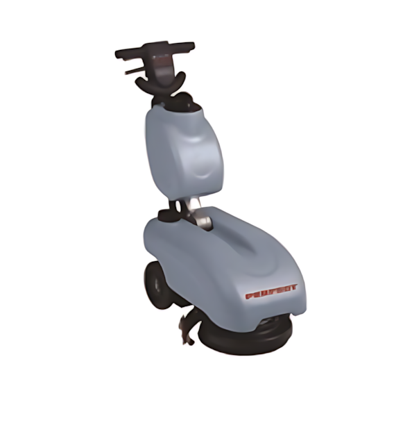 PERFECT 14", Compact 3 GAL Battery Scrubber with Gel Battery