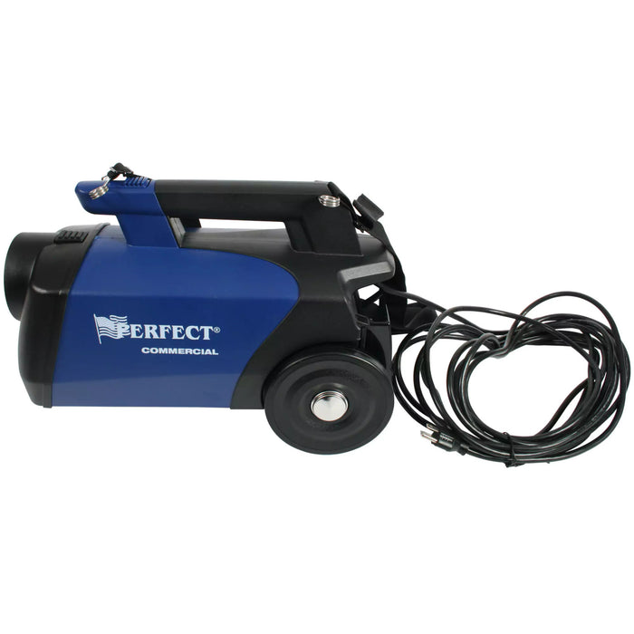 PERFECT LIGHTWEIGHT CANNISTER VAC – 10 quart, HEPA filtration, 6 piece tool kit, powernozzle port, 30' Cord
