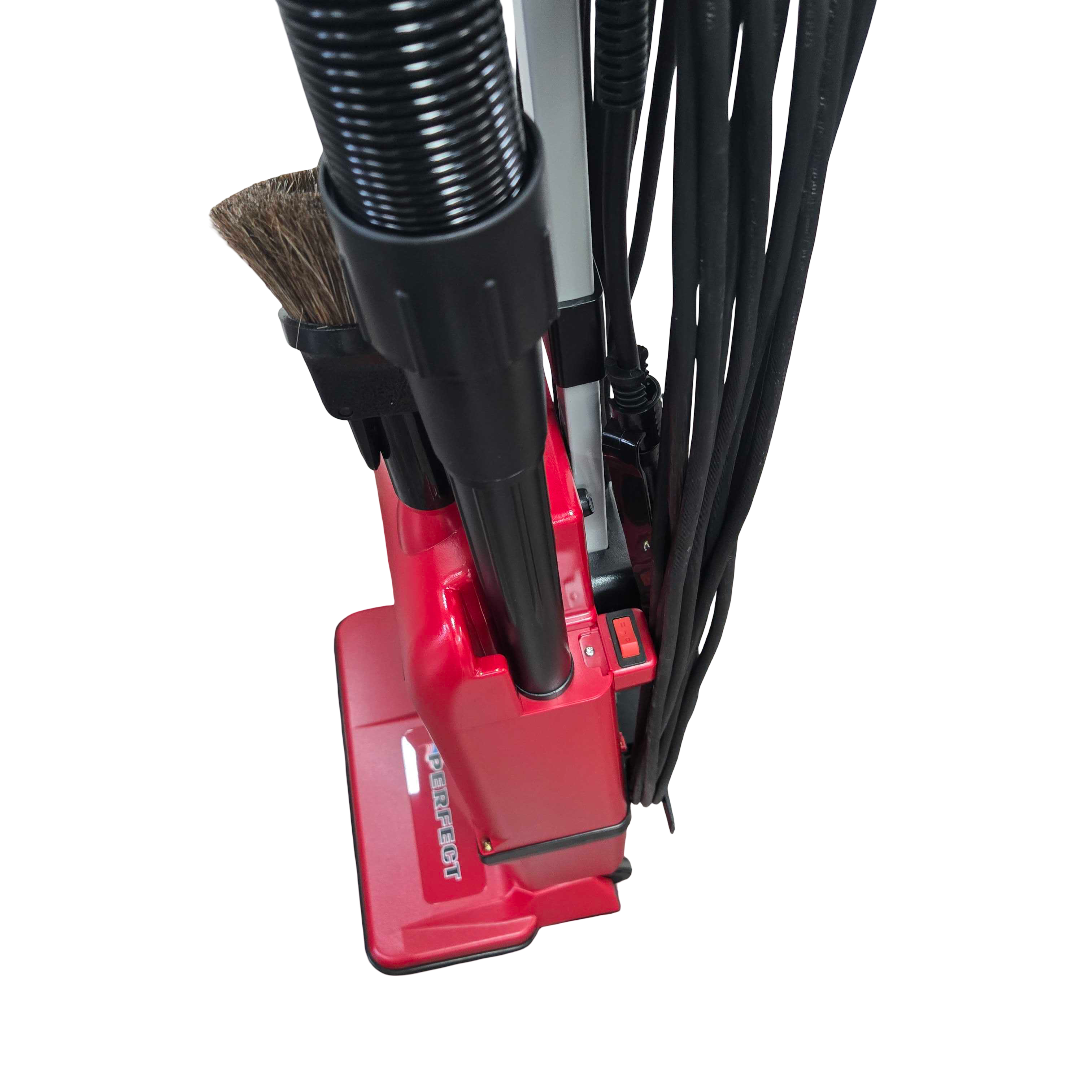 PERFECT 15" Dual Motor Upright Vacuum with Attachments, HEPA filtration, 50' Cord