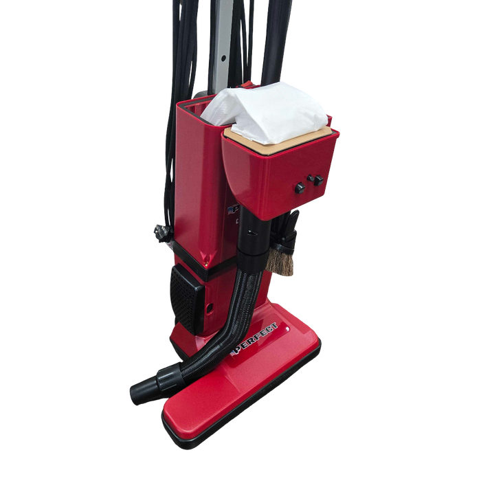 PERFECT 15" Dual Motor Upright Vacuum with Attachments, HEPA filtration, 50' Cord