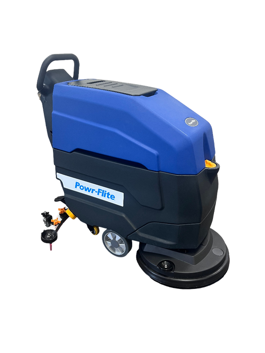 20" Walk Behind Scrubber - Brush Assist - (2) 12V Lead Batteries Pad, Pad Driver, and Maintenance Tool Kit Incl)