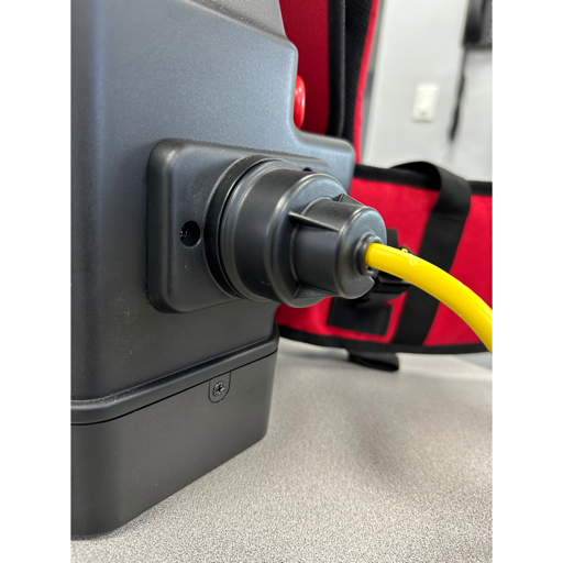 Aluminum Tube Assembly - 2-Piece Button S Wand Locking W/ Coupling - 60" - Black