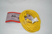 50' Heavy Duty Yellow Insulated Cord - 14/3 600 Volt