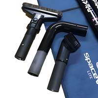 SpaceVac - Lite - HEAD KIT - 8" Flexi Brush - Sm Round Brush - 90° Head