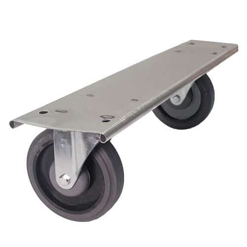 Swivel Plate with  5" Quiet Casters