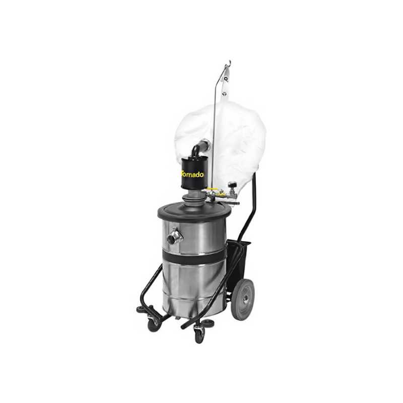 Taskforce 18-Gallon External Filter Air Vac - Stainless Steel