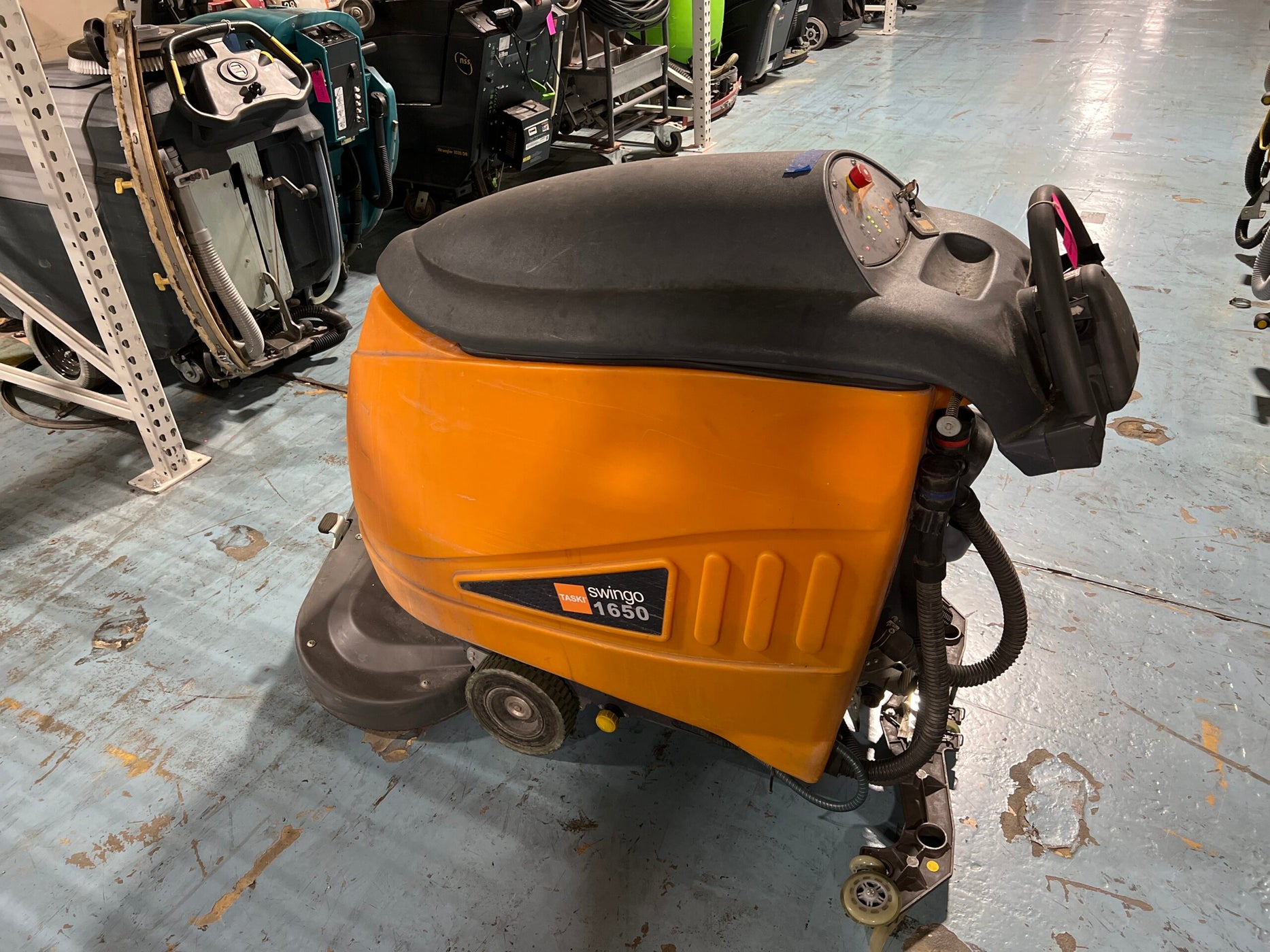 TASKI Swingo 1650 – Ride-On Floor Scrubber Repair Services - Okum Supply