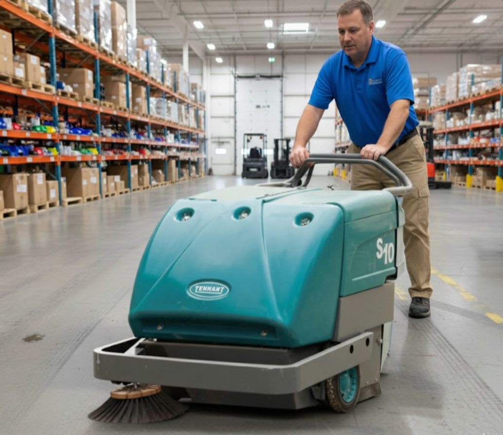 Tennant S10 Sweeper Repair Services - Okum Supply
