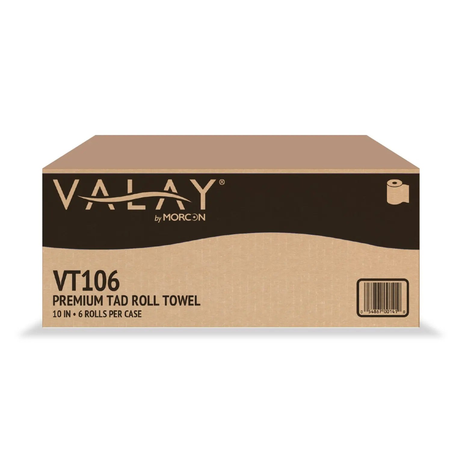 550'" x 10" White Paper Premium Tad Hardwound Towel