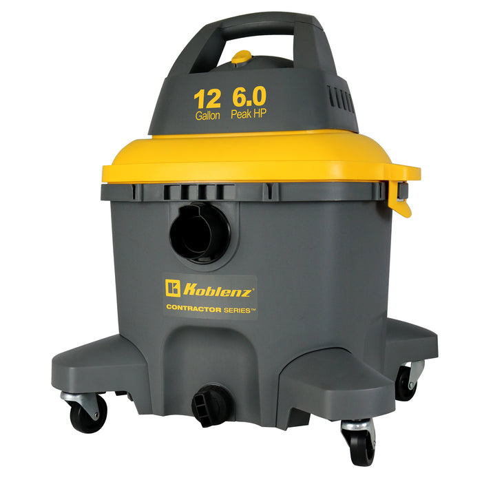 Contractor 6.0 Peak HP Wet Dry Blower Shop Vacuum - 12 GAL
