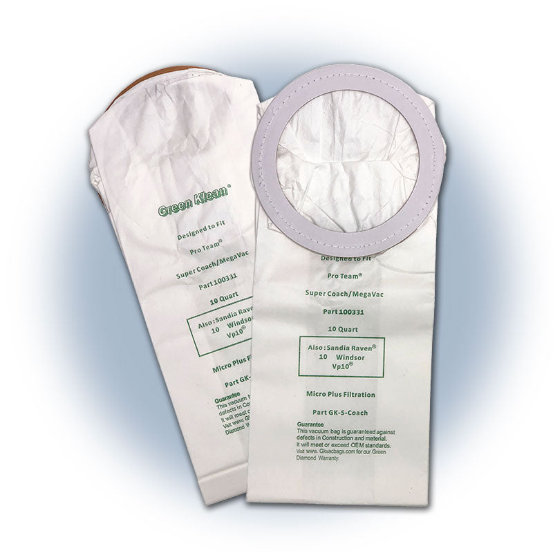 10 Quart 3 ply Filter Bags for Mosquito Super Vac Super HEPA BP (10 Pack)