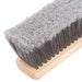 close up of Push Broom - Flagged - 24" - Wood Block - Gray