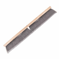 Push Broom - Flagged - 24" - Wood Block - Gray - (Handle Sold Separately)