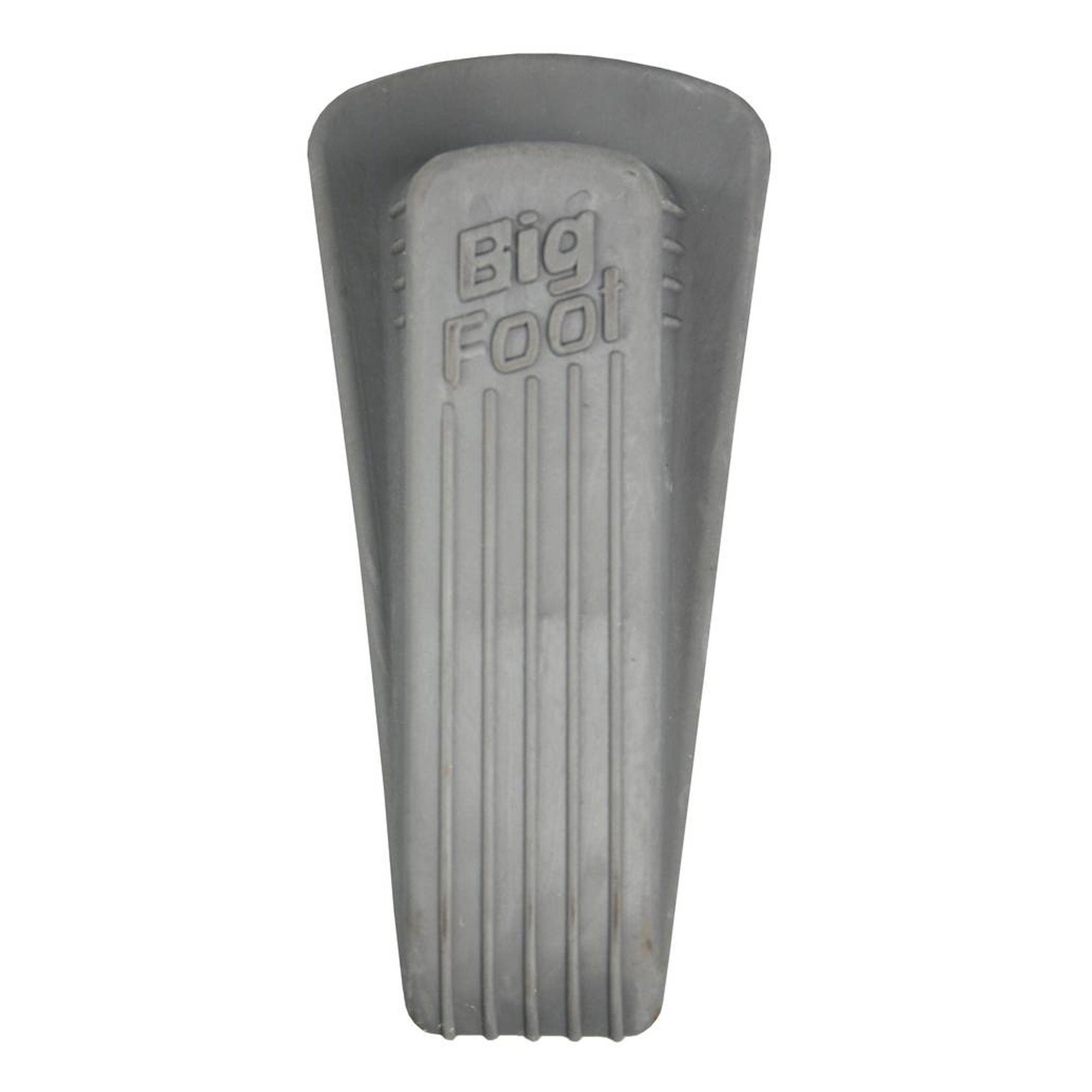 Top View of Big Foot Heavy Duty Door Stop in Gray
