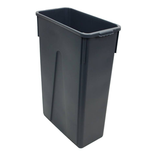 Value-Plus Slim Container 23 Gallon trash can in gray