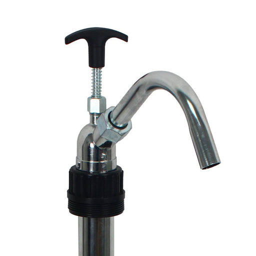 Close up of 22 ounce Metal Drum Pump Nozzle