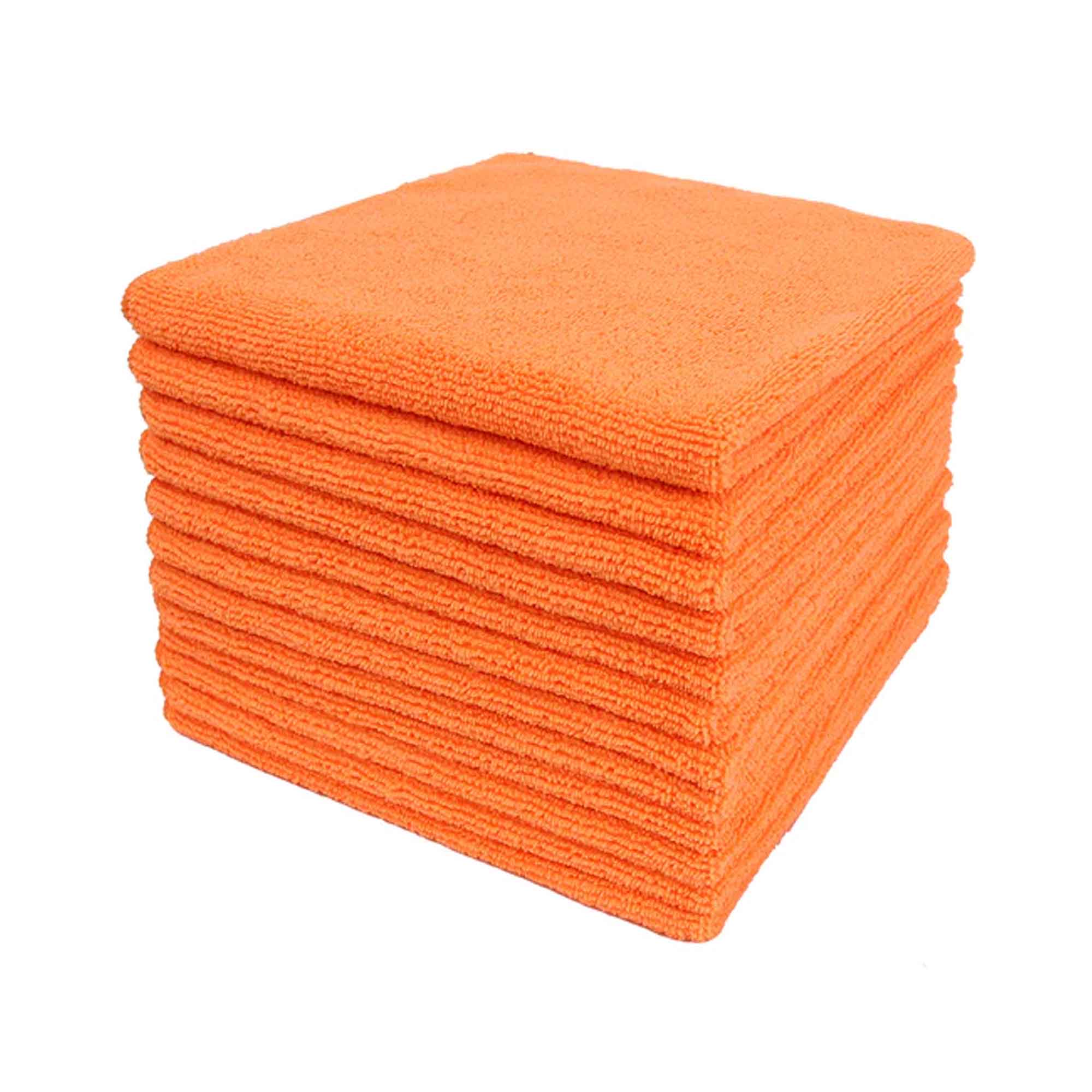 Multipurpose Microfiber Cleaning Cloths - 300 GSM - 16" x 16" (Multiple Colors)