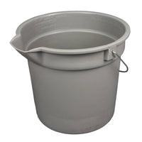 Deluxe Heavy-Duty Bucket - 14 qt - Gray