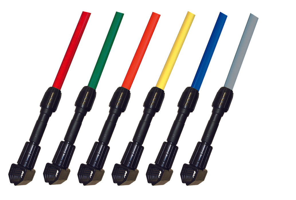 Clencher Wet Mop Handle - 1" Diameter - 60" Length - Yellow Fiberglass