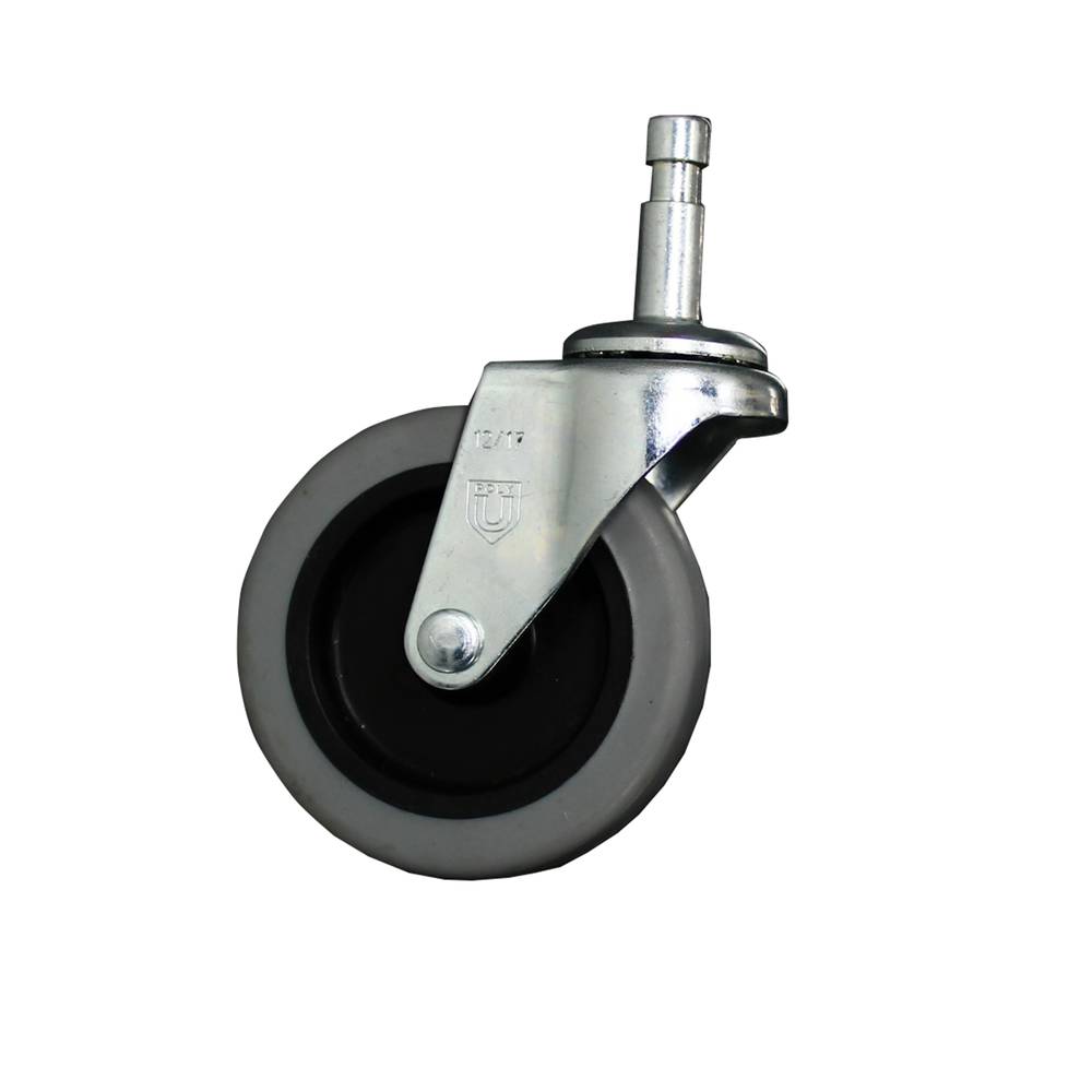 Gator® Quiet Caster - 3" - Steel/Gray/Black