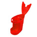 Red Toilet Bowl Caddy with top open