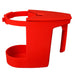side view of Red Toilet Bowl Caddy