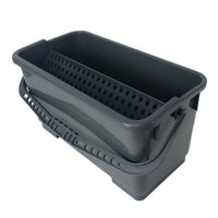Microfiber Top Down Charging Bucket with Strainer - 6 GAL - Gray