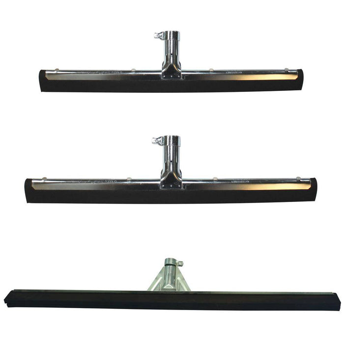 Standard Moss Floor Squeegee, pictured in multiple sizes
