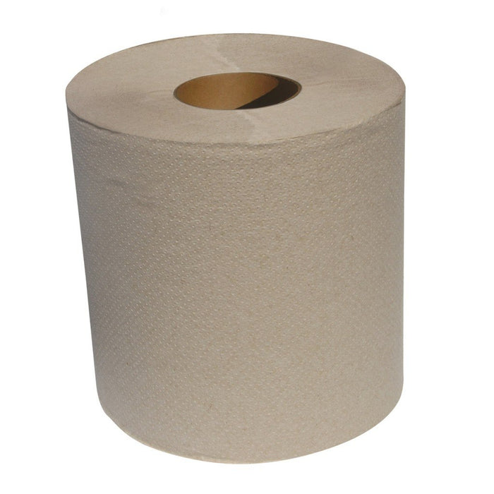 Papernet Hardwound Roll Towel - 1-PLY 7.9 X 700 - KRAFT - (6/CS)