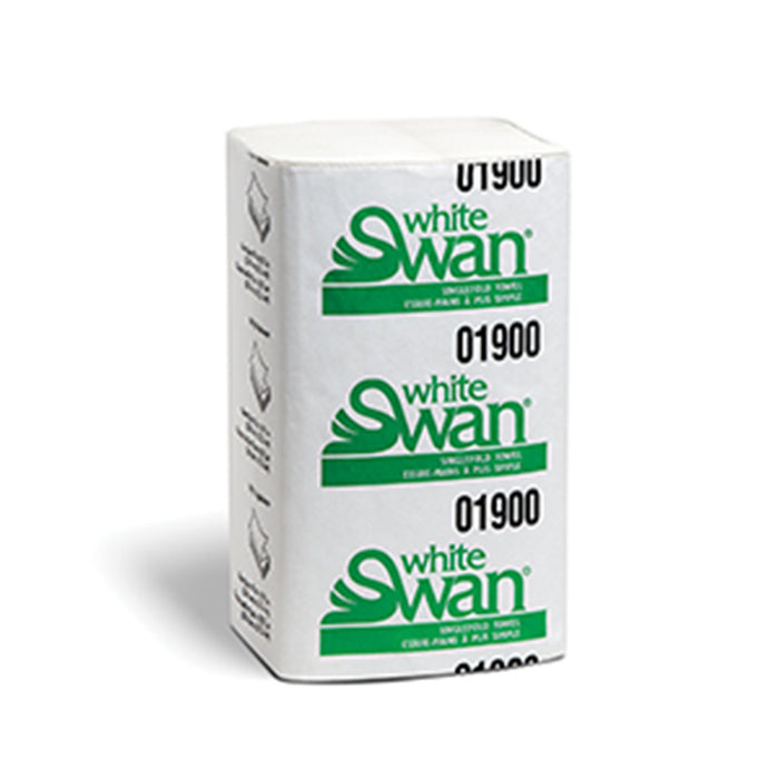 White Swan® Singlefold Towel - 1 Ply - White (16/CS)