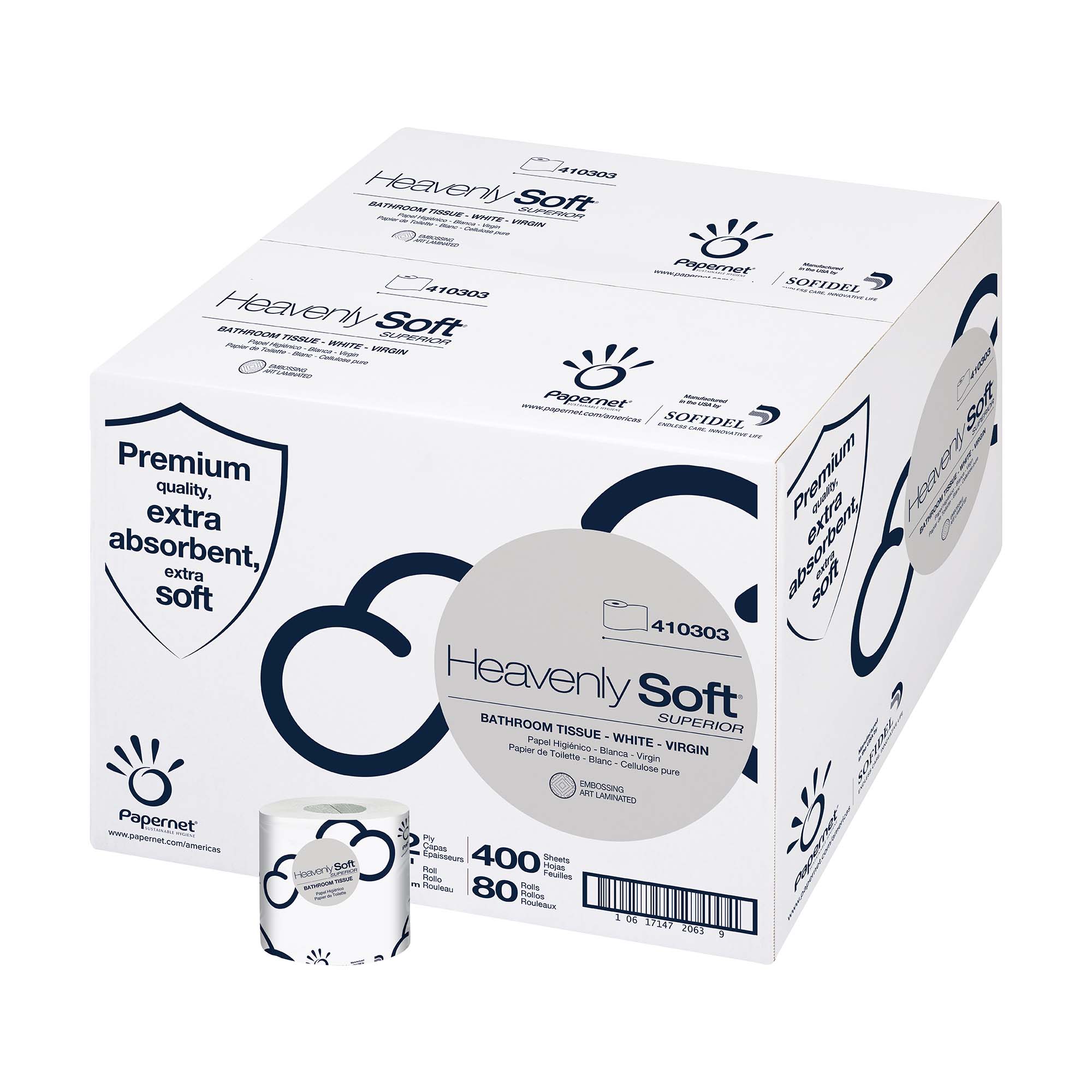 Heavenly Soft Superior Bath Tissue - Premium - 2-Ply (80/CS)