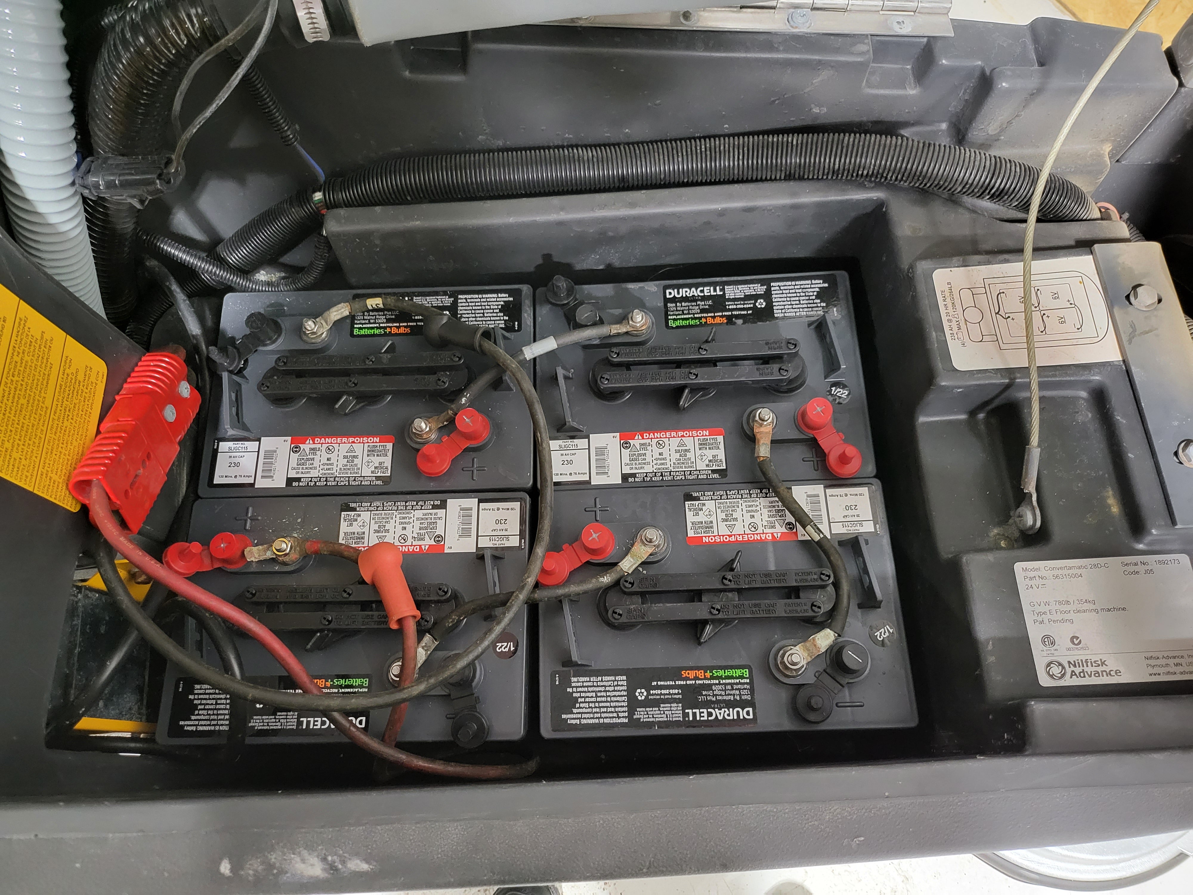 Advance - Convertamatic 28D-C - LOW HOURS - FULLY RECONDITIONED - AUTOMATIC SCRUBBER - FLOOR MACHINE - 30 DAY  PARTS WARRANTY