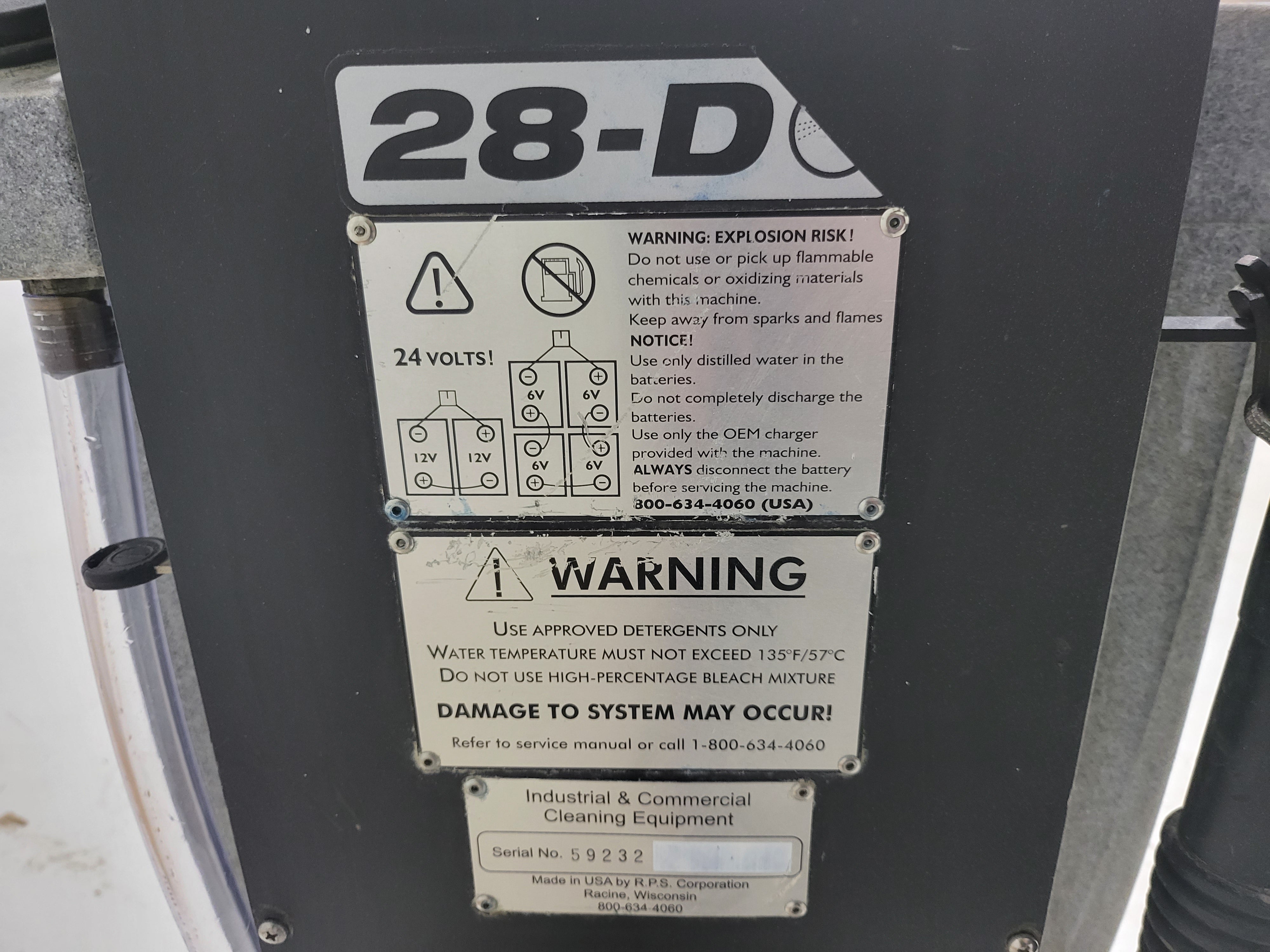 TOMCAT - MINIMAG 28-D - LOW HOURS - FULLY RECONDITIONED - AUTOMATIC SCRUBBER - FLOOR MACHINE - 30 DAY PARTS WARRANTY