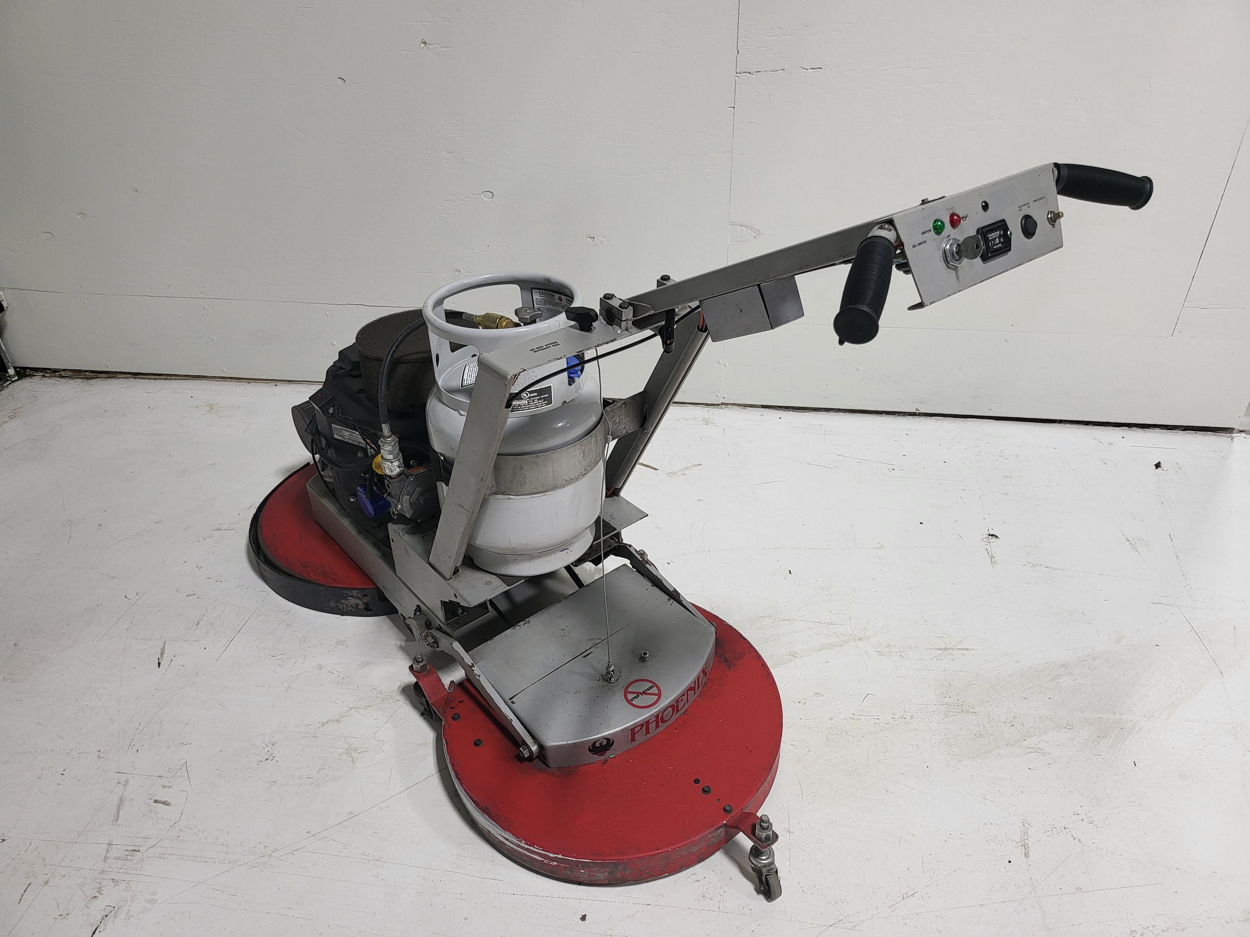 FLOOR BURNISHER - PHOENIX TITAN TWIN  - FLOOR MACHINE - BUFFER - CLEAN AND BURNISH