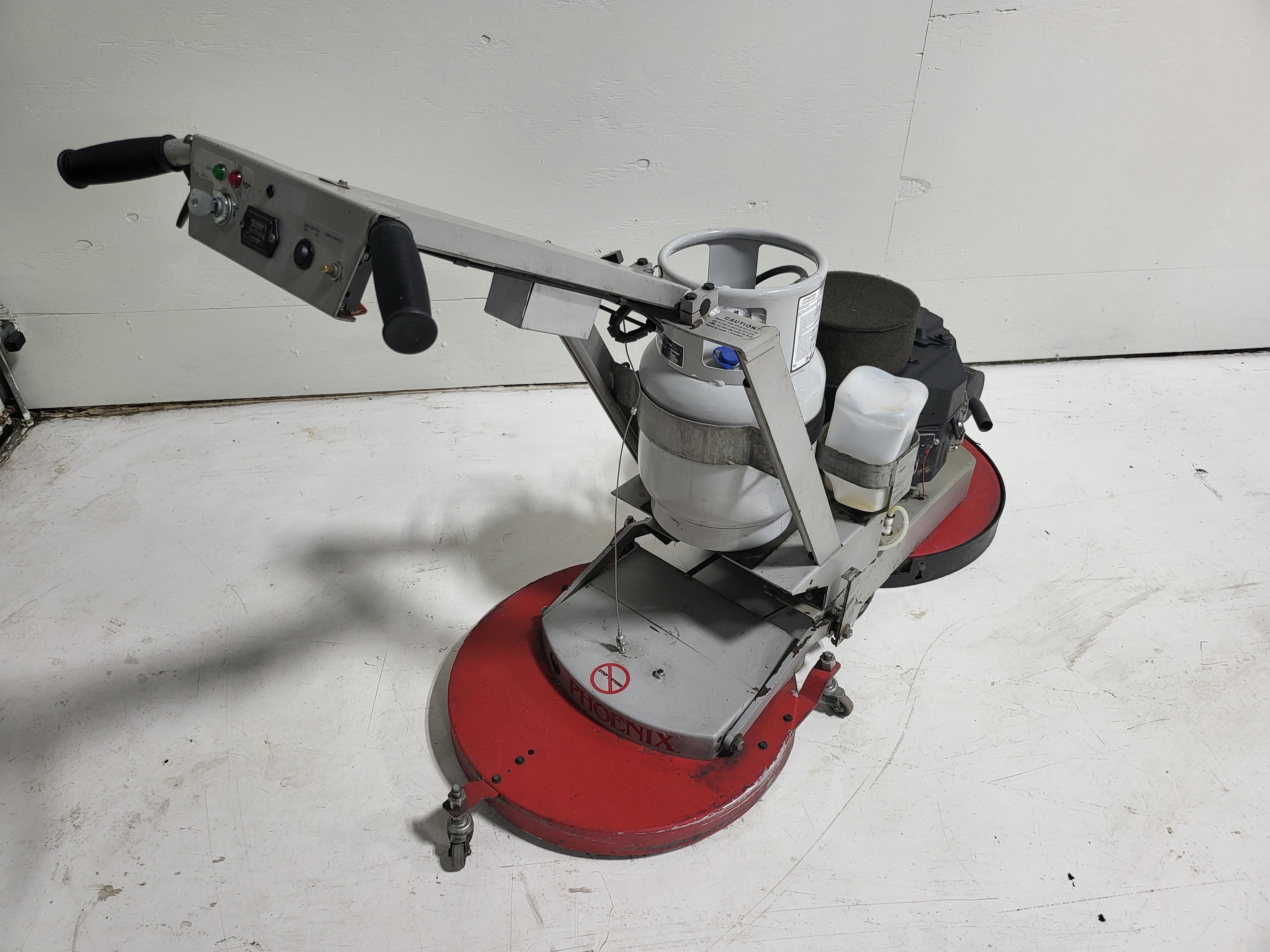 FLOOR BURNISHER - PHOENIX TITAN TWIN  - FLOOR MACHINE - BUFFER - CLEAN AND BURNISH