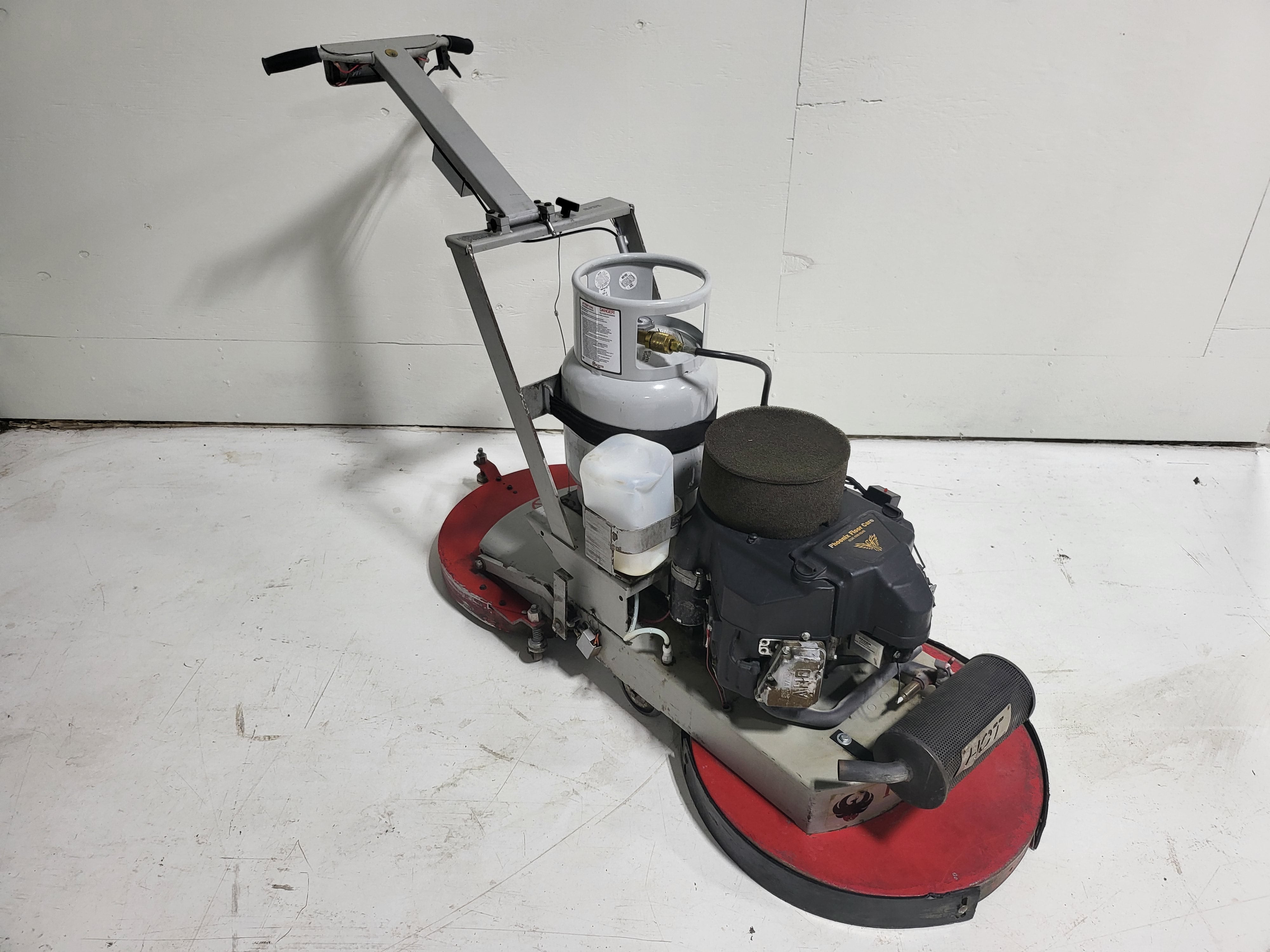 FLOOR BURNISHER - PHOENIX TITAN TWIN  - FLOOR MACHINE - BUFFER - CLEAN AND BURNISH