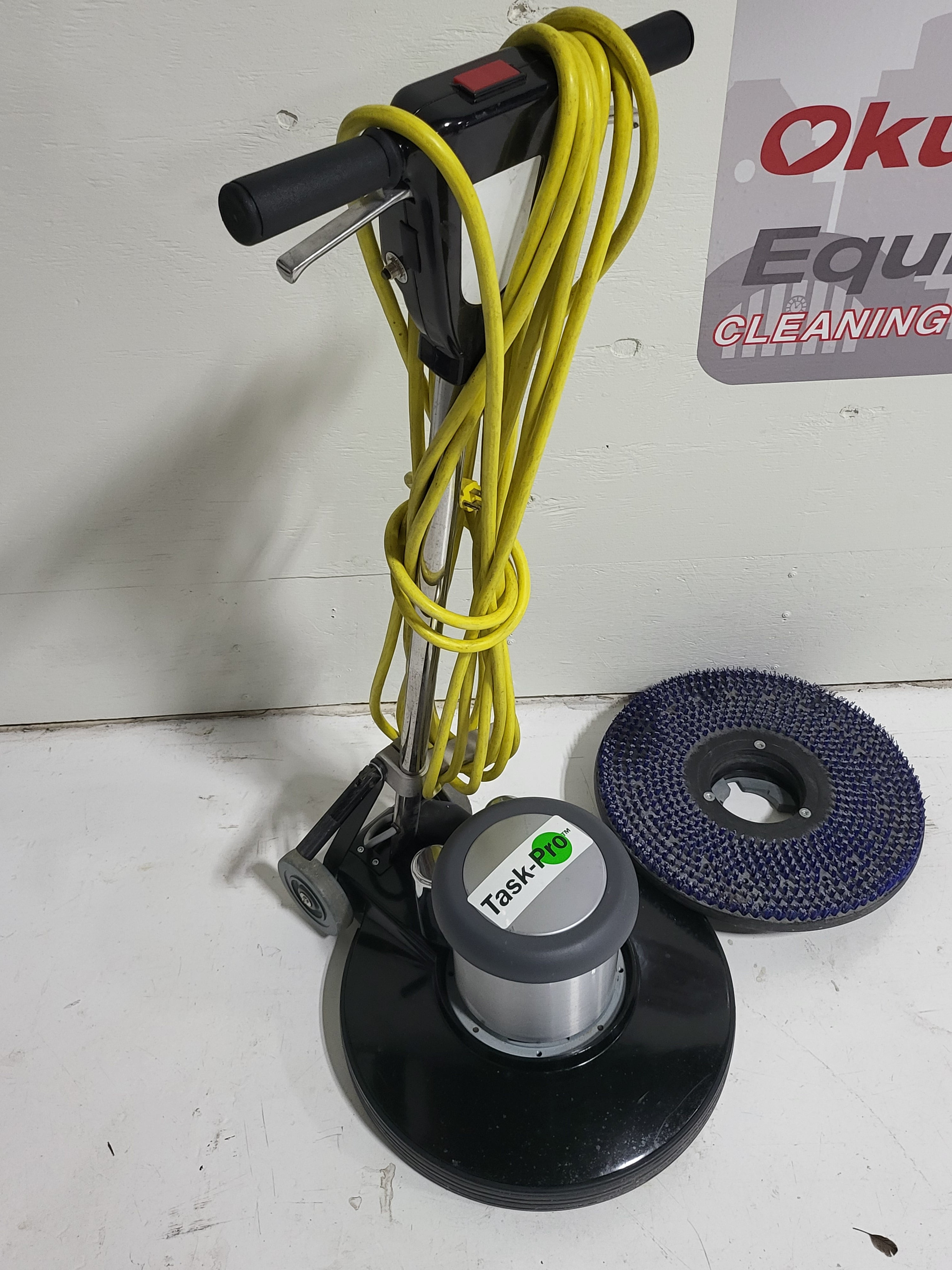 Side By Side - Slow Speed - Buffer - Floor Machine - Task Pro 20" With Pad Driver - Used