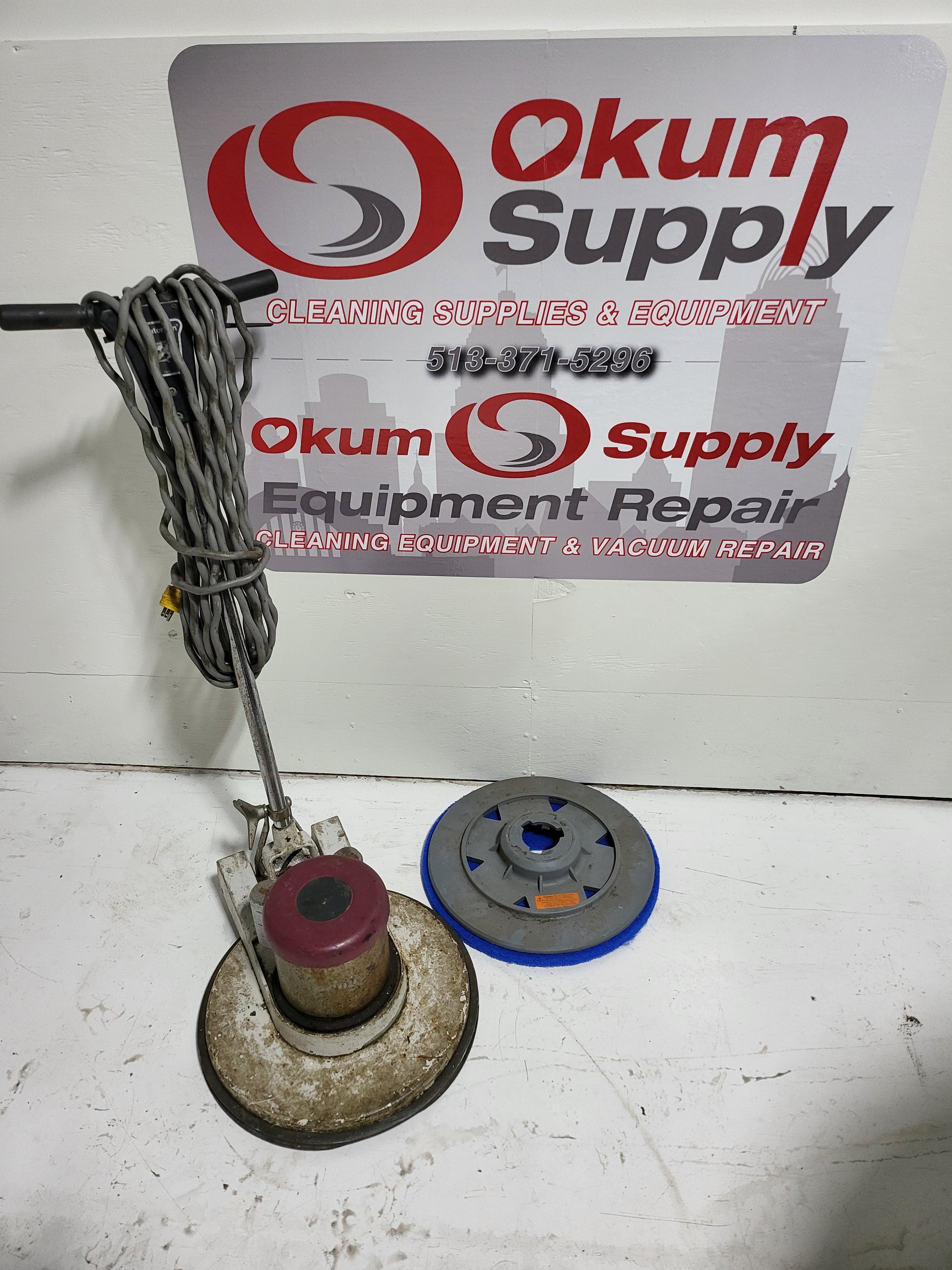 Side By Side - Slow Speed - Buffer - Floor Machine -- Minuteman 20" With Pad Driver - Used