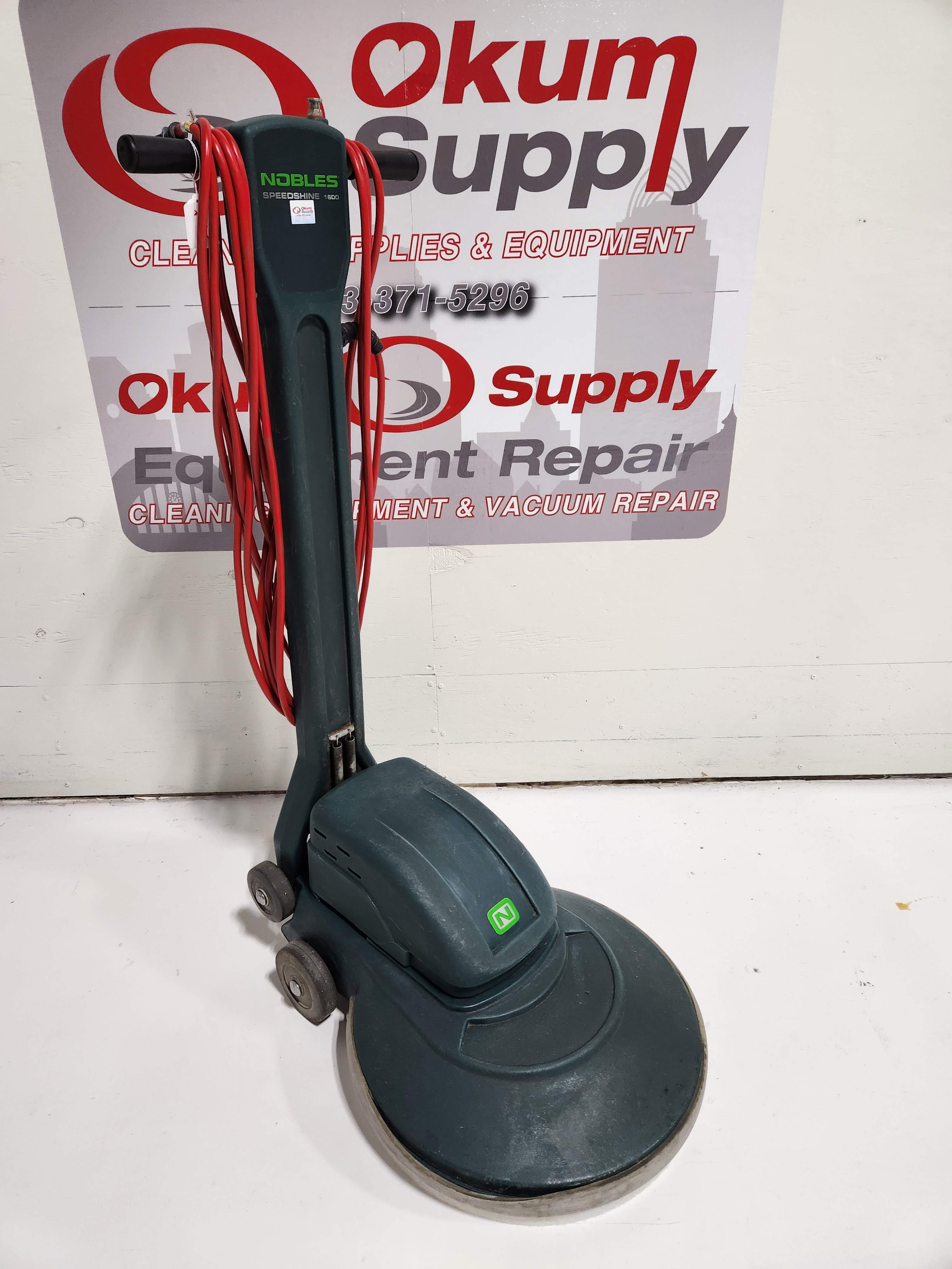 FLOOR BURNISHER -BUFFER -GOOD CONDITION -FLOOR MACHINE -NOBLES SPEEDSHINE 1600 -WARANTY