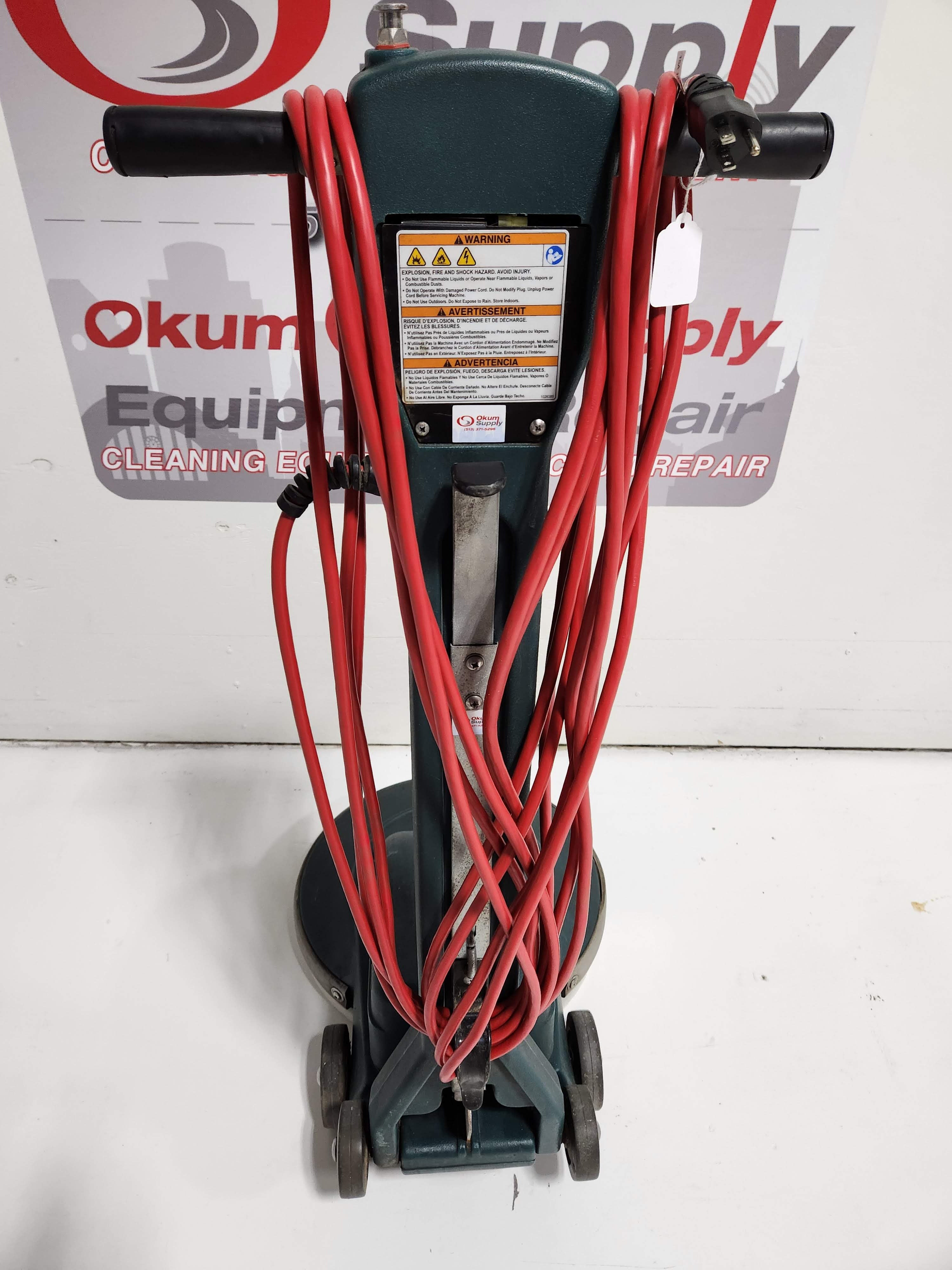 FLOOR BURNISHER -BUFFER -GOOD CONDITION -FLOOR MACHINE -NOBLES SPEEDSHINE 1600 -WARANTY