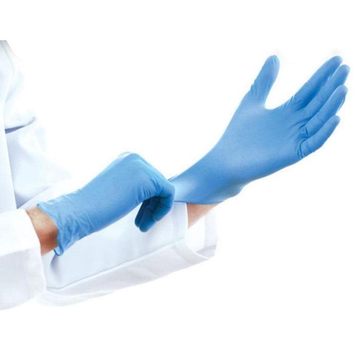 Nitirile Exam Blue Powder Free Gloves - Various Sizes - Safe Guard / Other*