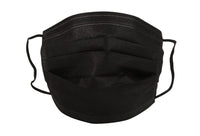 Disposable 3 Ply Face Mask in Black - 10 PK - (non-medical)
