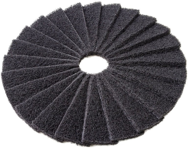 Turbostrip Segmented Rotary Strip Pad - Black - (4/CS)