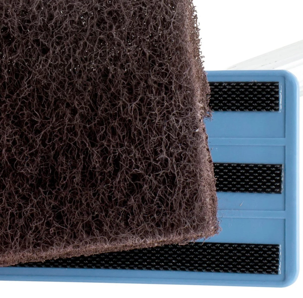 Heavy-Duty Brown Multi-Purpose Scouring Pad / Doodlebug Pad - 10" x 4.5" - (5PK)
