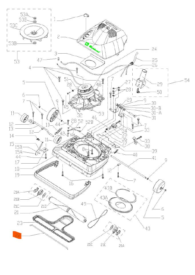 U80 Bottom Plate Retainer