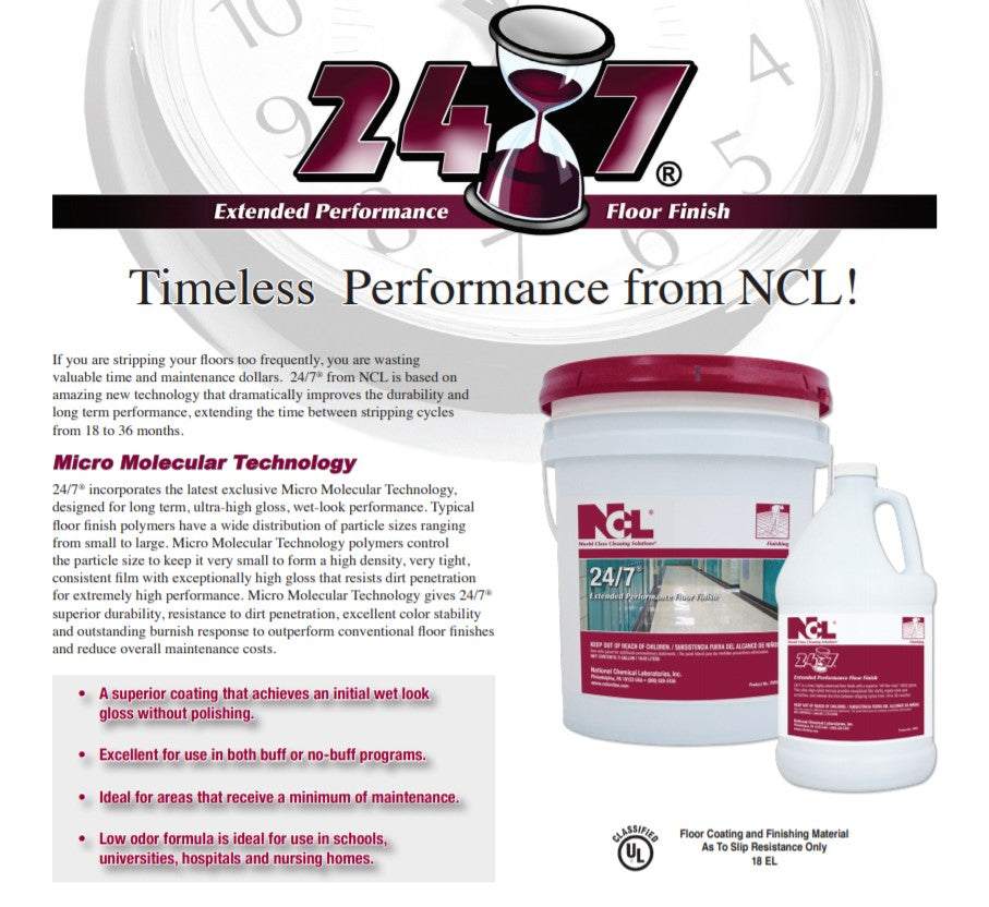 24/7 Extended Performance Floor Finish